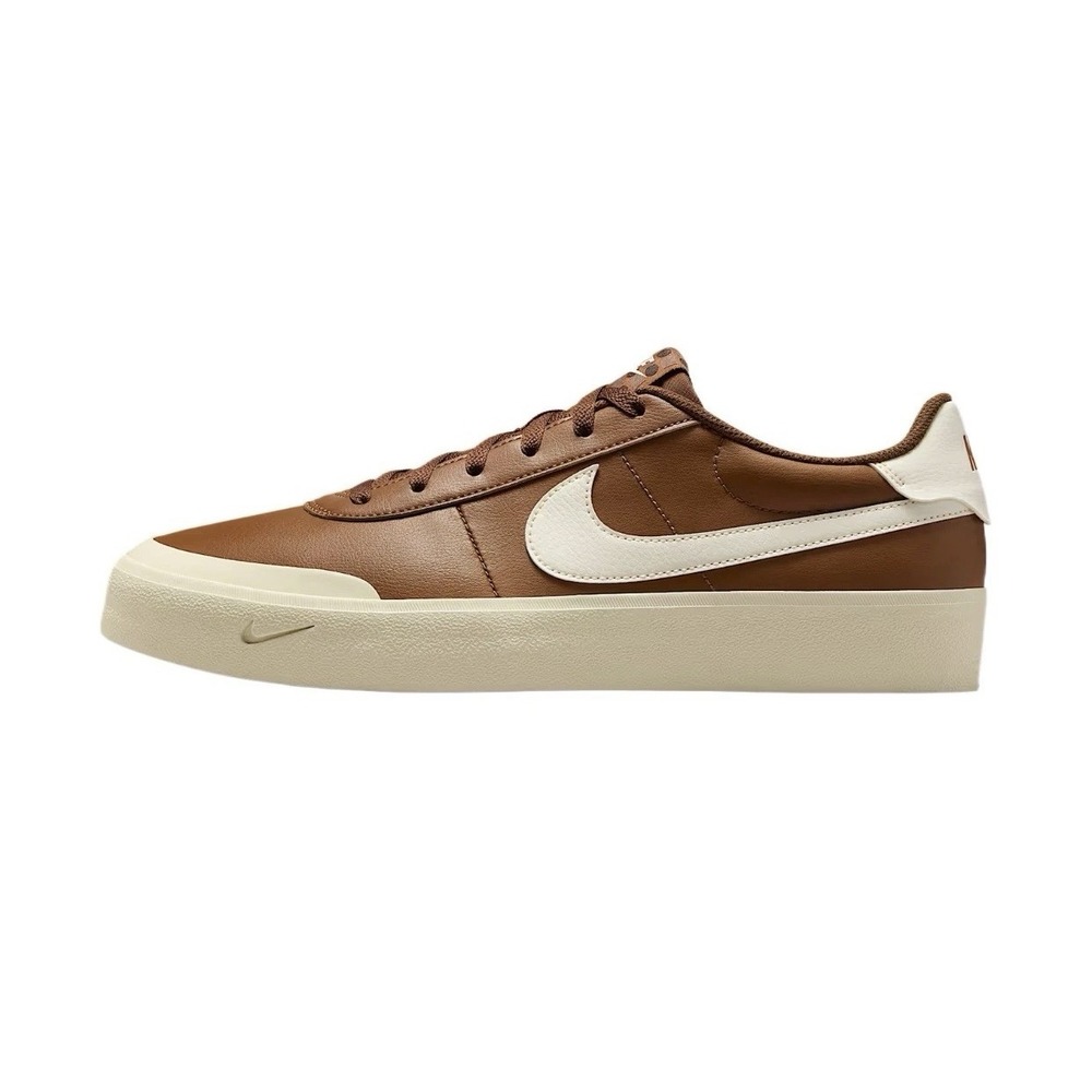 Nike Court Shot Low British Tan Brown Sneakers FQ8146-201 Comfort  Men's 12